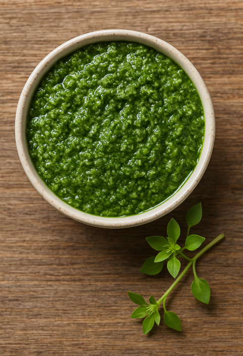 Vogelmuur-pesto recept