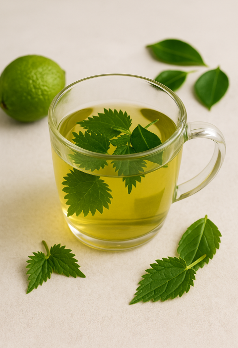 Brandnetel & Limoenblad Thee recept