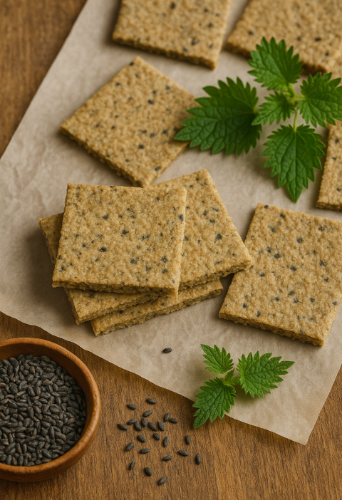 Brandnetel pittencrackers recept