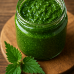 Melganzenvoet-salade met peer en pecannoten