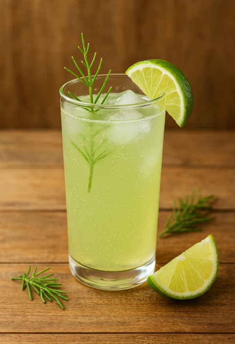 Heermoes Lime Fizz mocktail
