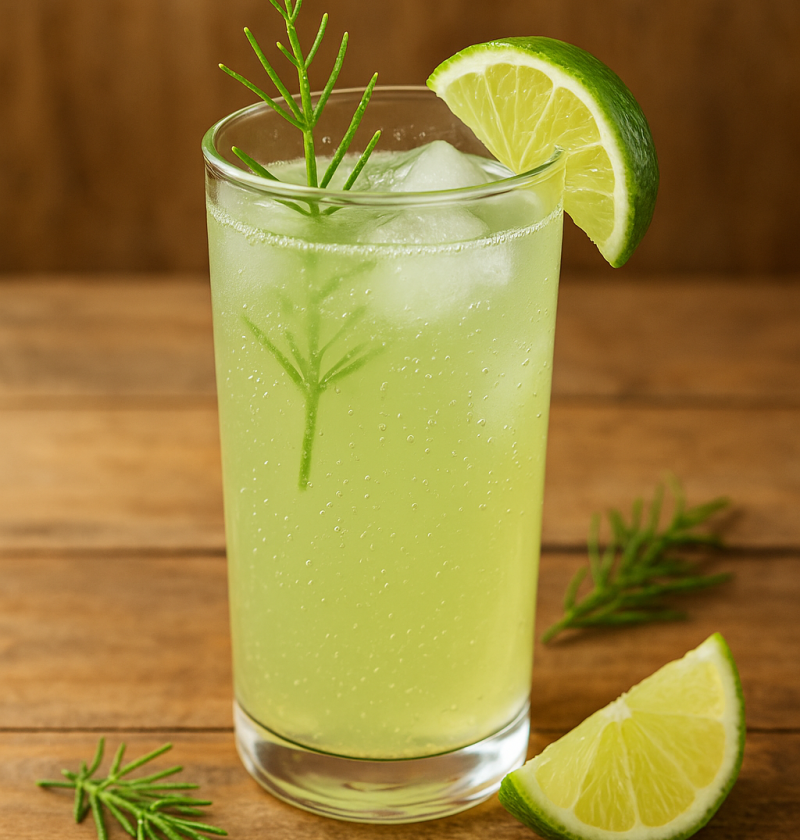Heermoes Lime Fizz mocktail