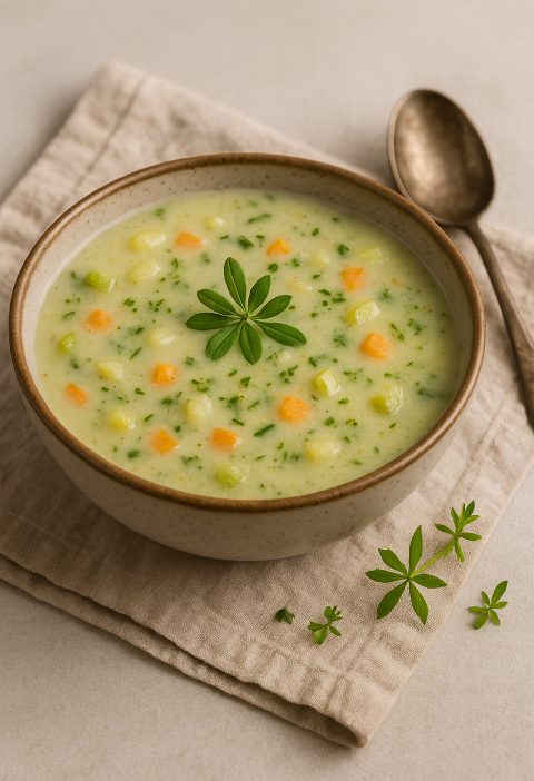 Kleefkruid Romige Groentesoep recept