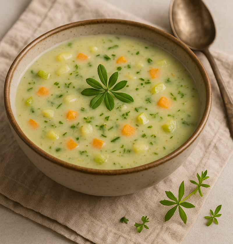 Kleefkruid Romige Groentesoep recept