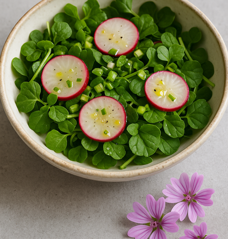 Klein Kaasjeskruid salade