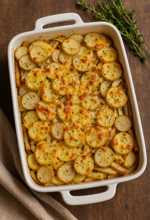 Kliswortel-ovenschotel recept