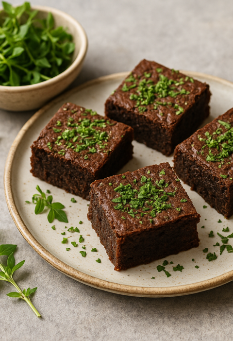 Melganzenvoet Chocolade-brownies recept