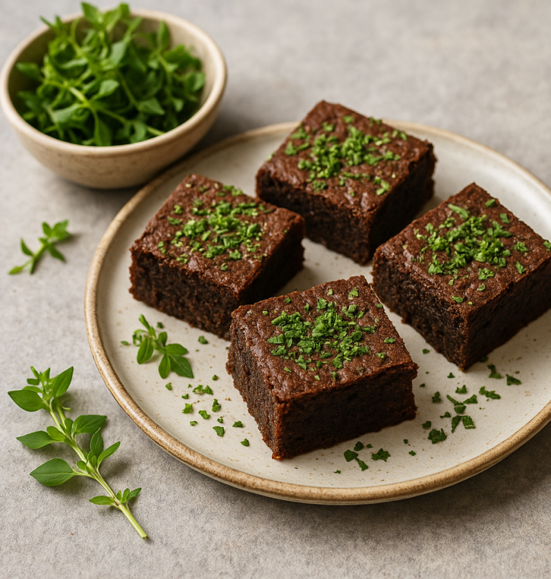 Melganzenvoet Chocolade-brownies recept