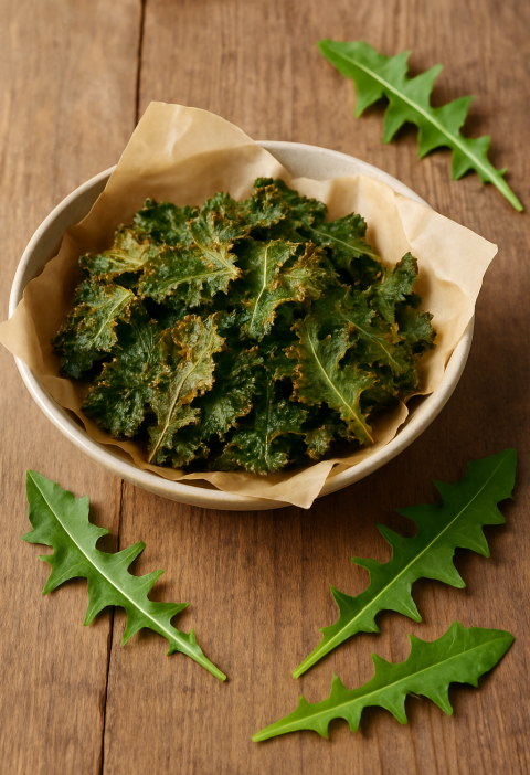 Paardenbloemblad-chipsrecept