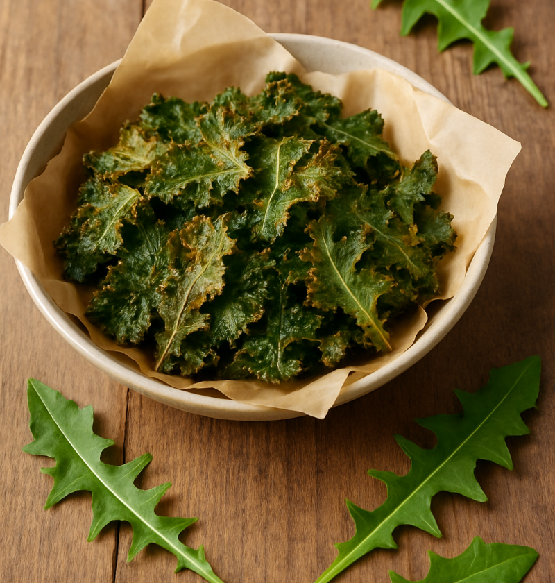 Paardenbloemblad-chipsrecept