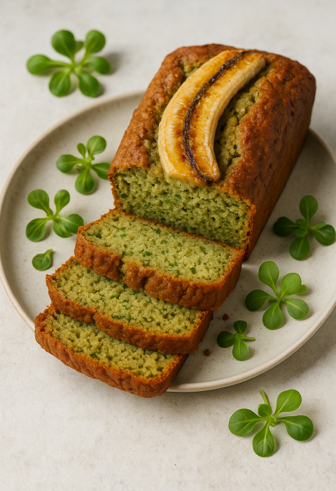 Postelein Bananenbrood recept