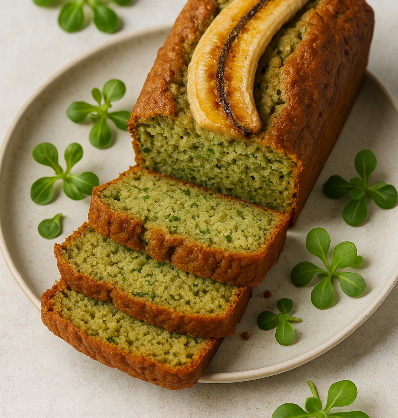 Postelein Bananenbrood recept