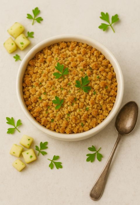 Robertskruid Appel Crumble