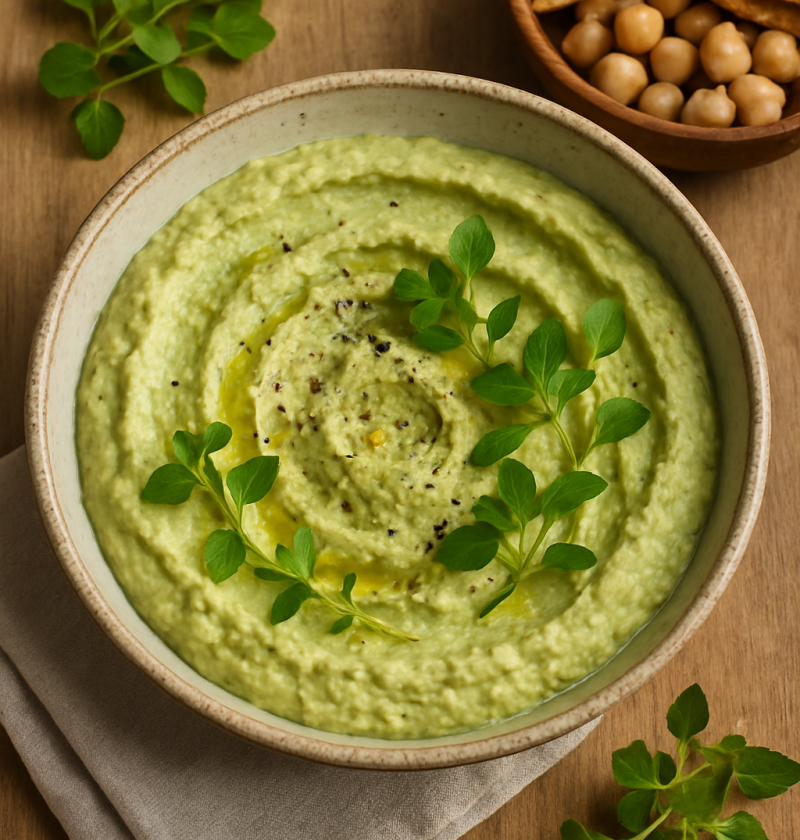 Vogelmuur hummus dip recept