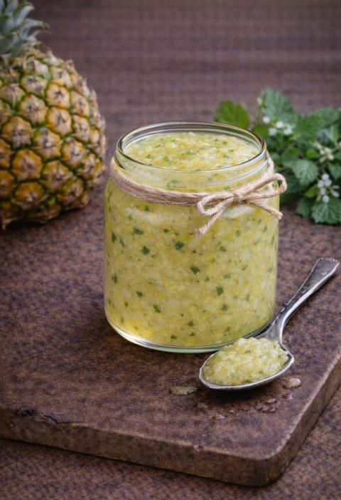 Ananas–citroenmelissejam