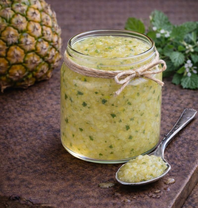 Ananas–citroenmelissejam