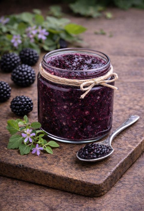 Bramenjam met hondsdraf