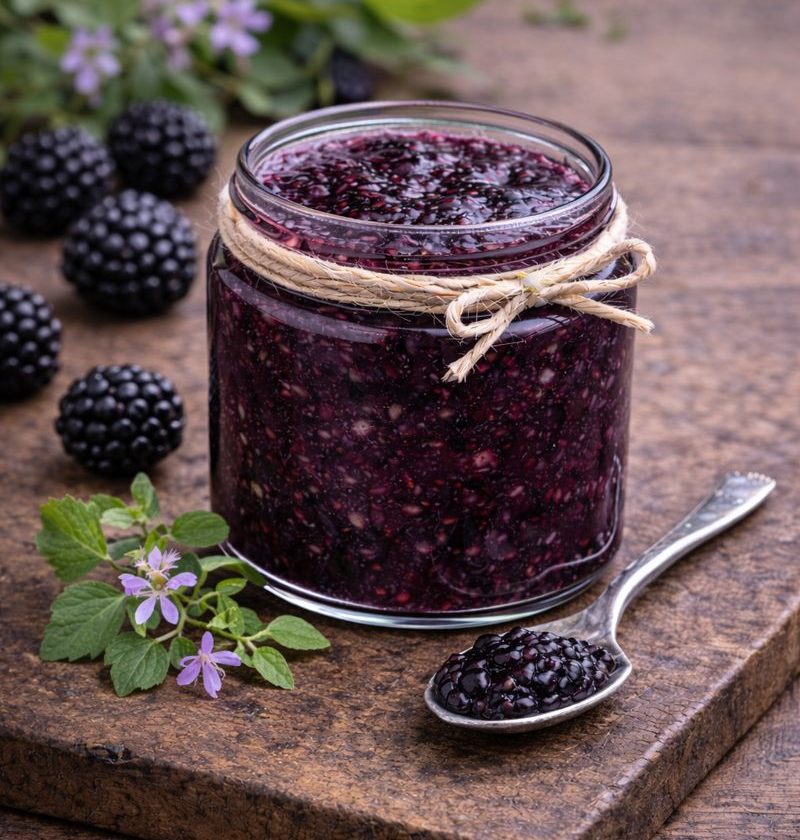 Bramenjam met hondsdraf