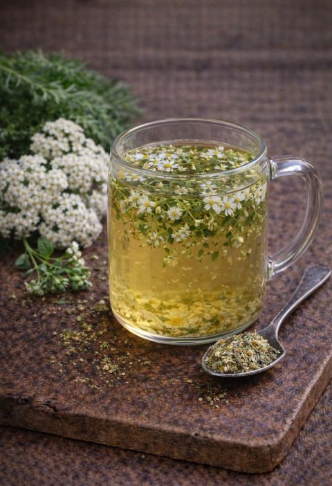 Duizendblad-spijsverteringsthee