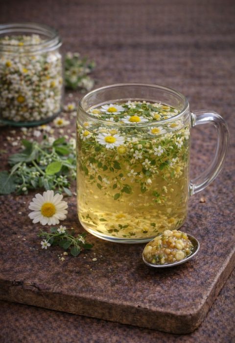 Kamille & vogelmuur kalmerende infusie