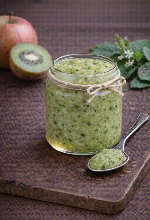 Kiwi–appel–citroenmelissejam