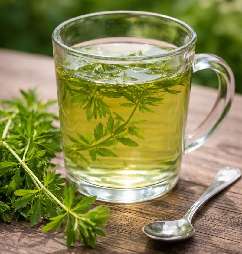 Kleefkruid-reinigende lentethee