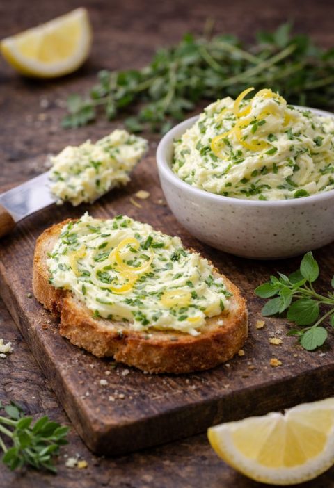 Vogelmuur–citroenboter voor toast