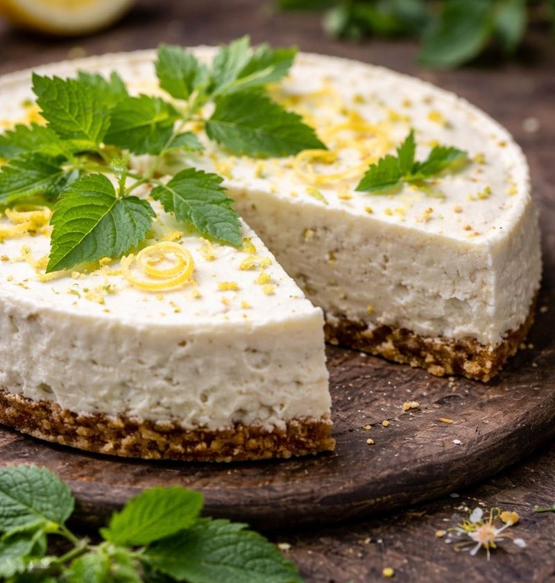 citroenmelisse–cheesecake