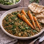 Varkenskruid–risotto met citroen en hazelnoot