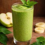Zevenblad – banaan – amandelmelk smoothie