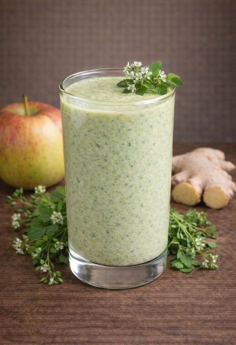 Herderstasje – appel – gember smoothie