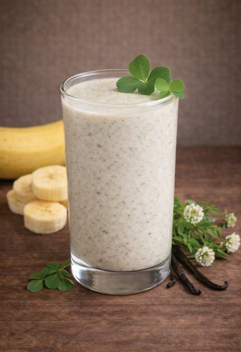 Klaverblad – banaan – vanille smoothie