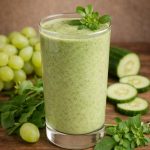 Postelein – mango – limoen smoothie