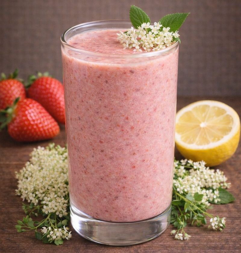 Vlierbloesem – aardbei – citroen