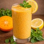 Vogelmuur – banaan – blauwe bessen smoothie