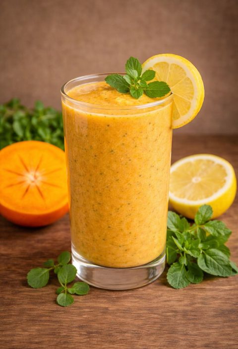 Waterkers – kaki – citroen smoothie