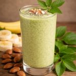 Paardenbloemblad – peer – honing smoothie