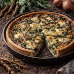 Melganzevoet–tomaat quiche