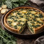 Paarse dovenetel–oesterzwam quiche