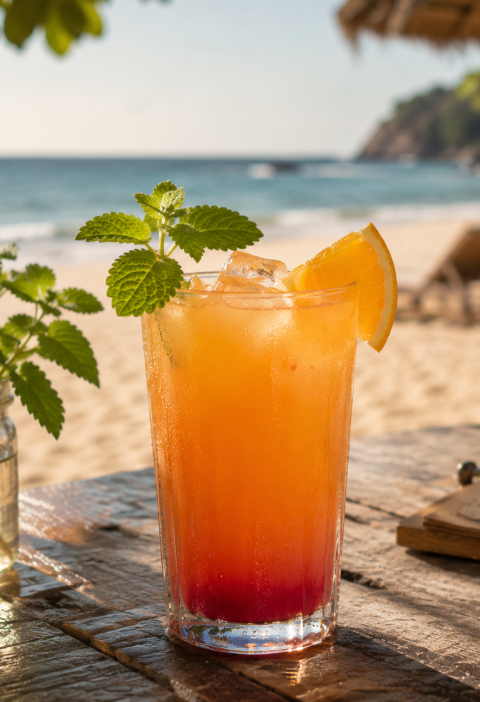 Citroenmelisse Sex on the Beach cocktail
