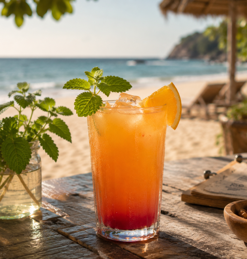 Citroenmelisse Sex on the Beach cocktail
