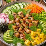 Hondsdraf Krokante Kip Poké Bowl