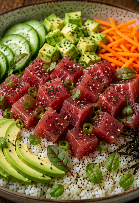 Veldzuring Tonijn Poké Bowl