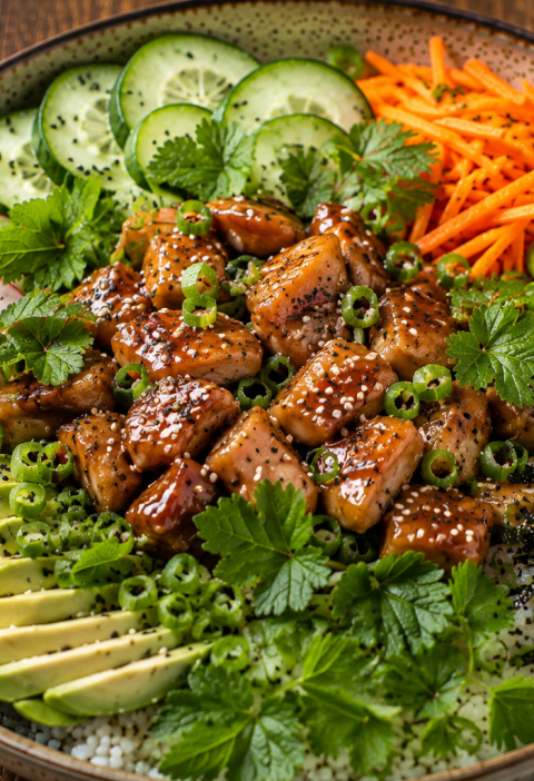 Zevenblad Kip Teriyaki Poké Bowl
