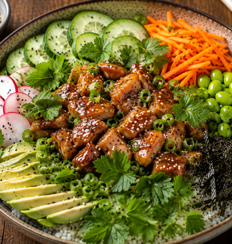Zevenblad Kip Teriyaki Poké Bowl